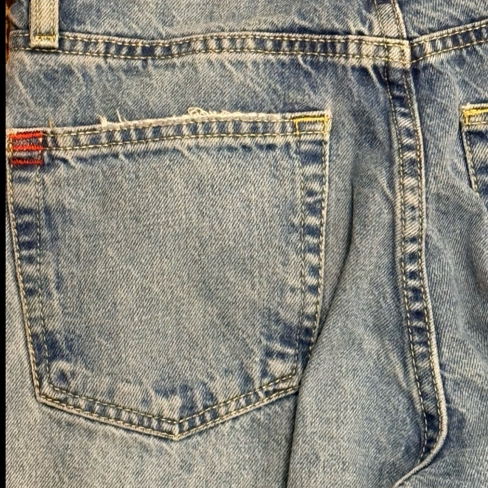 BDG Urban Outfitters Cowboy Jean High Rise Straight Leg Medium Wash Size 26 - Picture 7 of 9